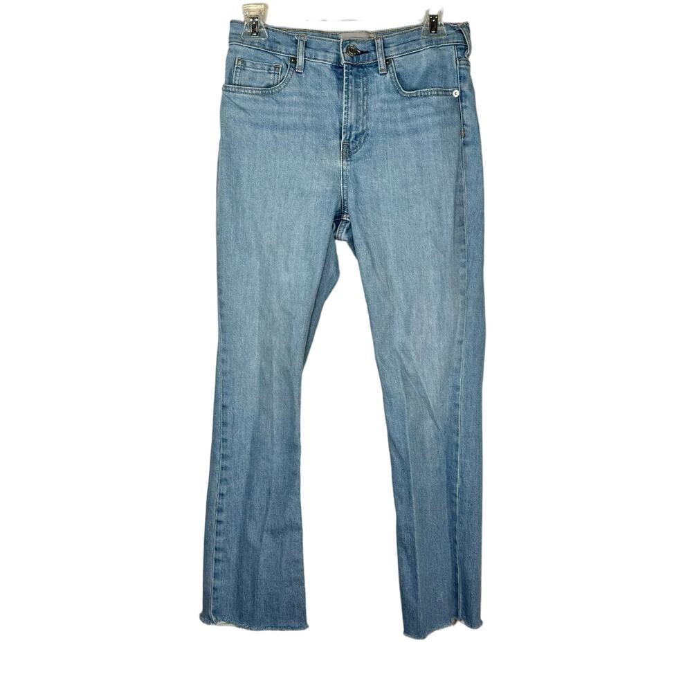 Everlane Light Wash Cut Off Straight Denim Jeans 27